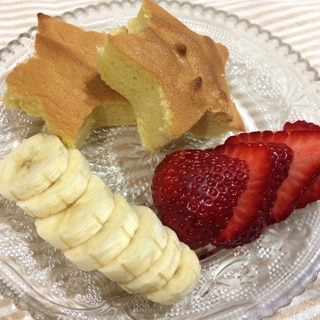 卵1個で★米粉のスポンジケーキ